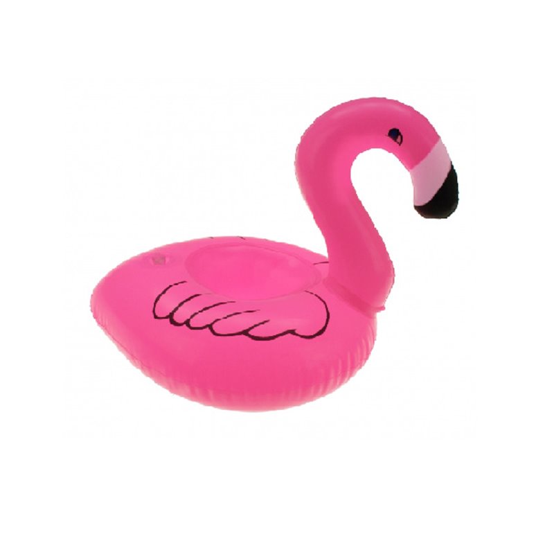 Porte-verre Gonflable en Forme de Flamant Rose