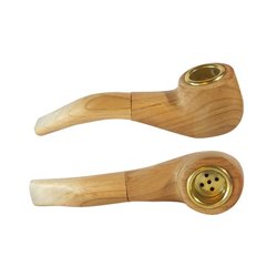 Pipe en Bois avec Foyer Doublé Métal