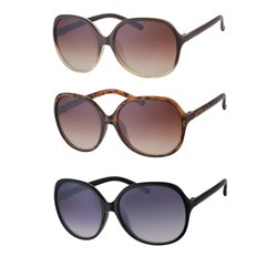 Lunettes de Soleil Tendance de Forme Arrondie