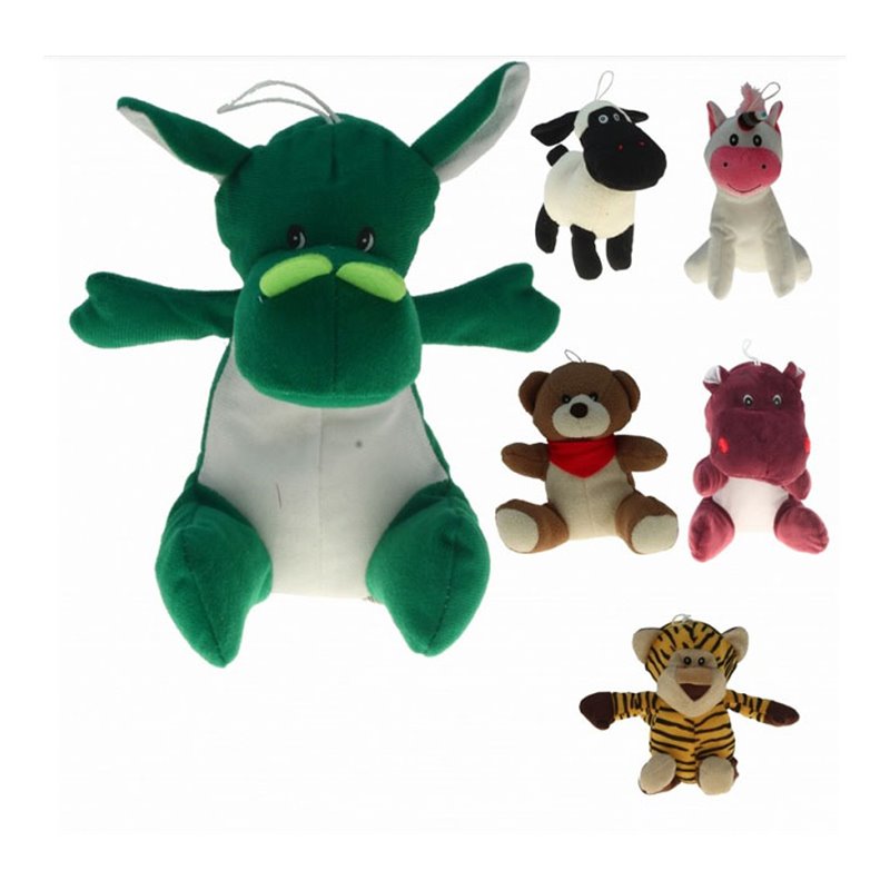 Peluche Animaux Mix avec Accroche