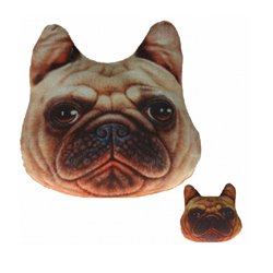 Coussin en Forme de Bouledogue