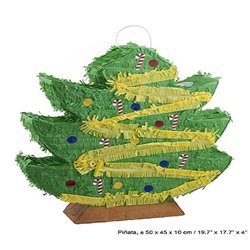 Pinata en Forme de Sapin de Noël en Papier et Carton