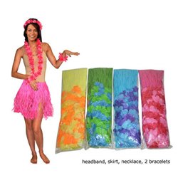 Set Tahiti Hawaï 5 pièces aux Différentes Couleurs