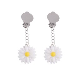 Paire de Boucles d'Oreilles Fleur Marguerite