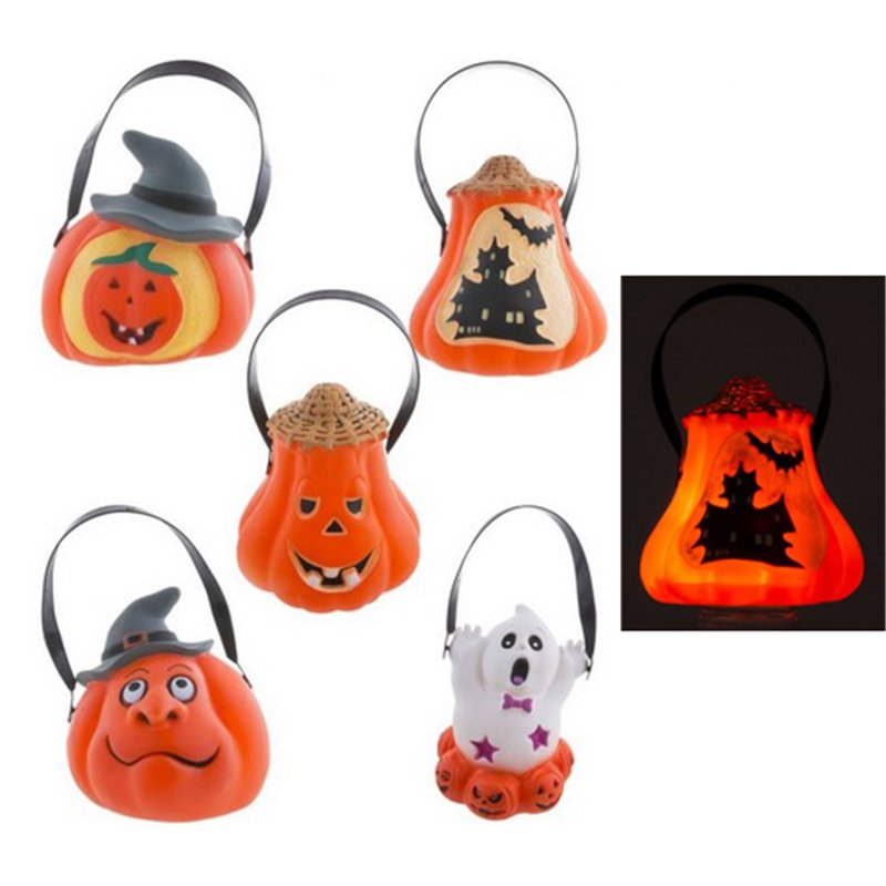 Lampe Lumineuse Halloween avec Poignée aux Différents Modèles