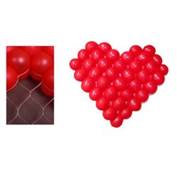 Kit Structure Ballons en Forme de Coeur Rouge