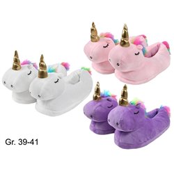 Pantoufles licorne MIX taille 39-41