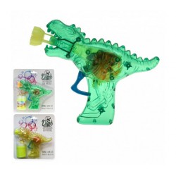 Pistolet à Bulles Lumineux Dinosaure