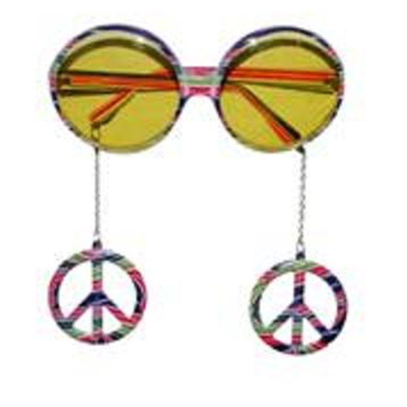 Lunettes Gag "Peace and Love"