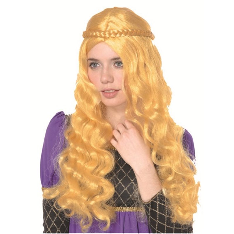 Perruque Wench Blonde Cheveux Longs Bouclés