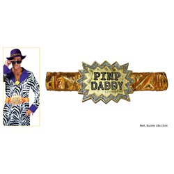 Ceinture Dorée Pimp Daddy