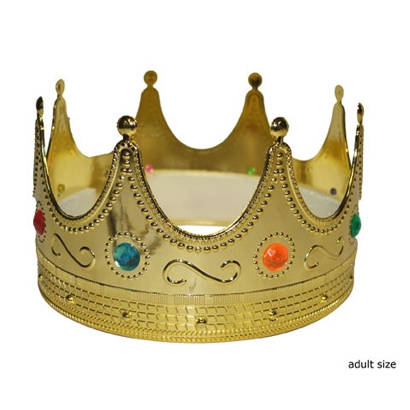 Couronne de roi diamentée avec mousse