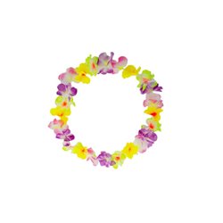 collier de fleurs. tahiti multicolore 60mm