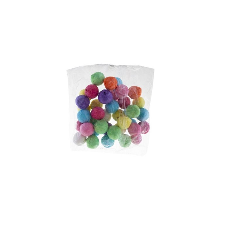 sachet avec 50 mini boules ouate pour sarbacane