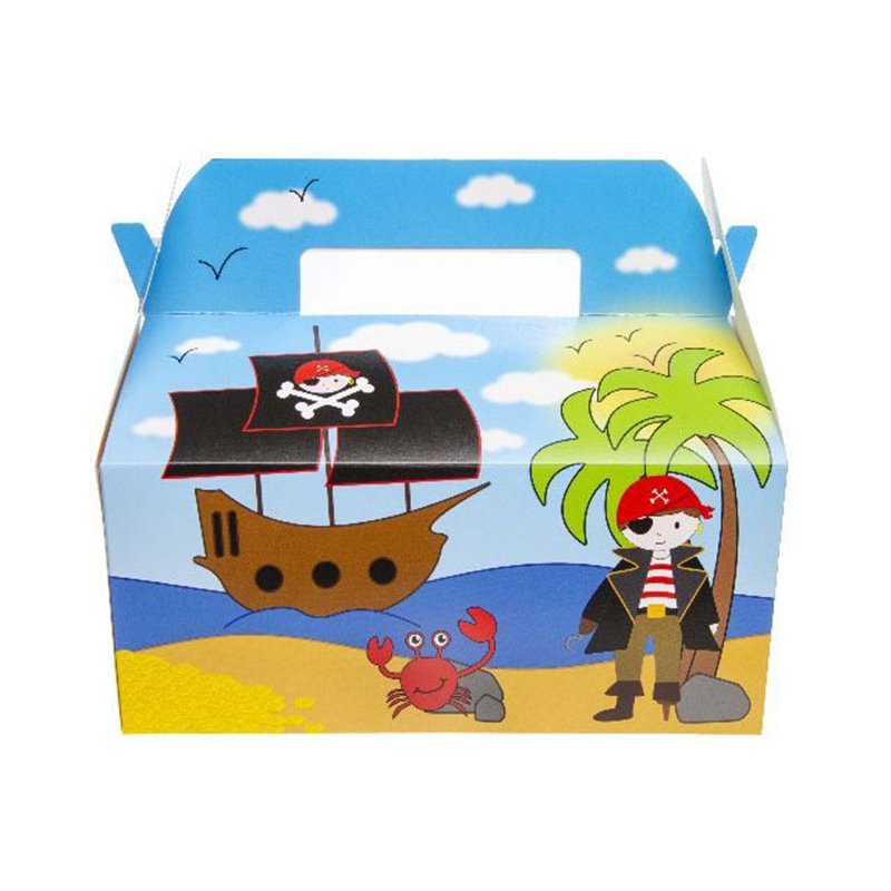 boîte menu/cadeaux enfant pirate 24cm