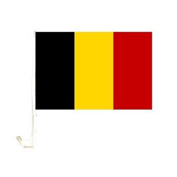 drapeau pour voiture belgique 30x45cm