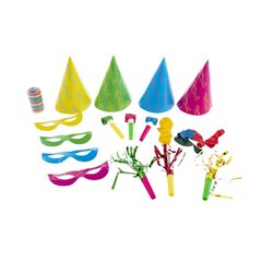 lot de cotillons pour enfants multicolore 21pcs