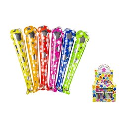 batte de baseball autogonflante motif étoiles mix 45cm