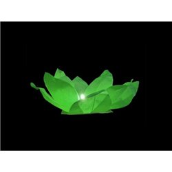 lanterne fleur de lotus flottante vert 30cm