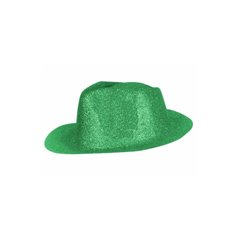 chapeau tribly en pvc à paillettes vert