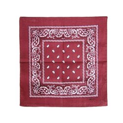 bandana style cachemire bordeaux