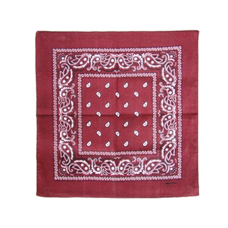 bandana style cachemire bordeaux