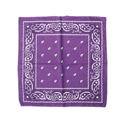 bandana style cachemire violet