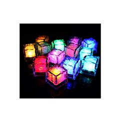 glaçon lumineux cube led multicolore