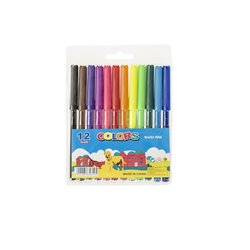 lot de 12 feutres 12 couleurs 13cm