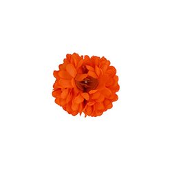 clip fleur neon fluo orange