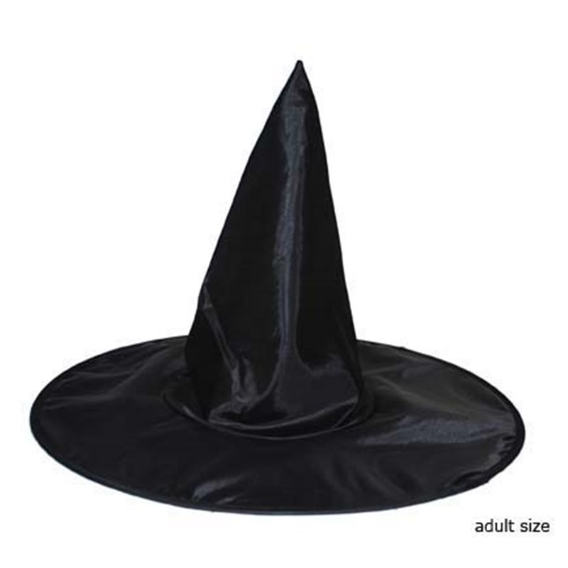 chapeau sorcière simple noir