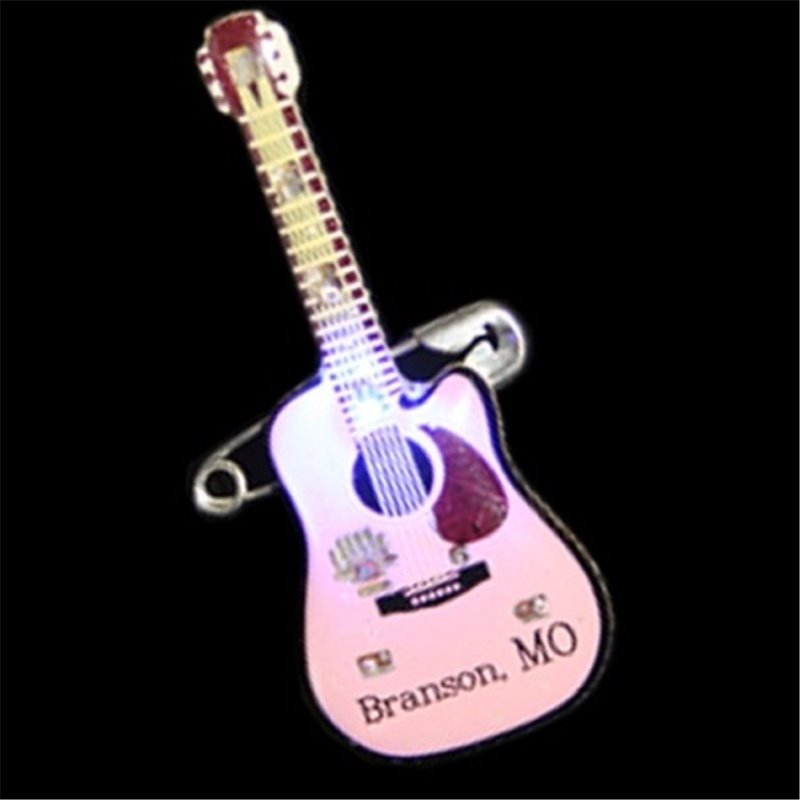 badge/magnet led guitare sèche