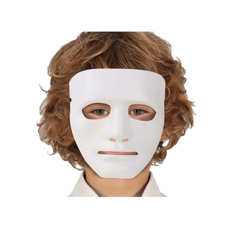 masque coque blanc enfant