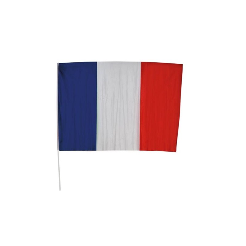 drapeau france avec baguette 60x90cm