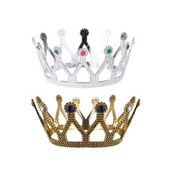 couronne avec fausses pierres mix 8cm