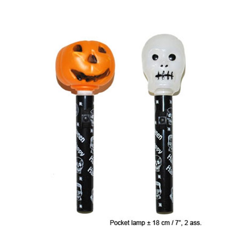 baton lumineux halloween crane 18cm