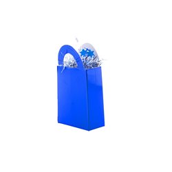 poids pour ballon sac cadeau bleu brillant 12cm