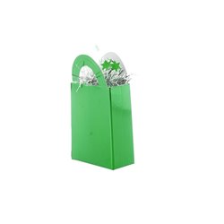 poids pour ballon sac cadeau vert brillant 12cm