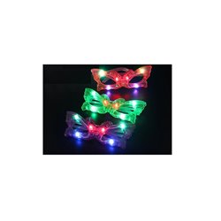 lunettes lumineuses 6 led's motif "papillon" rose