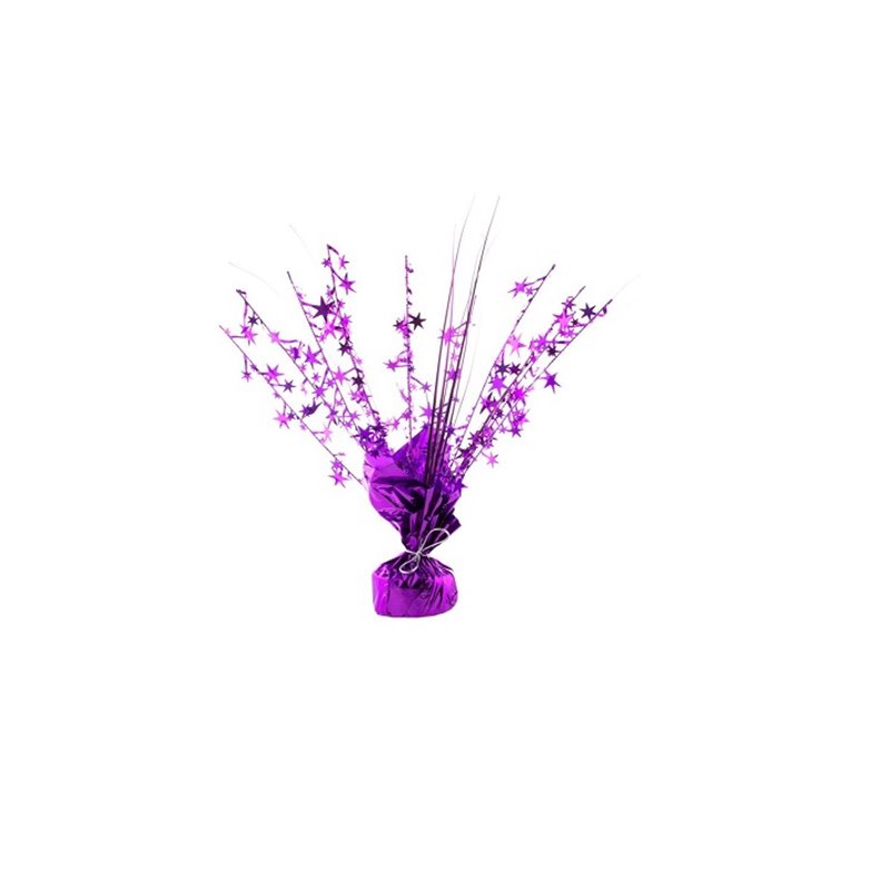 poids pour ballon violet brillant 30cm