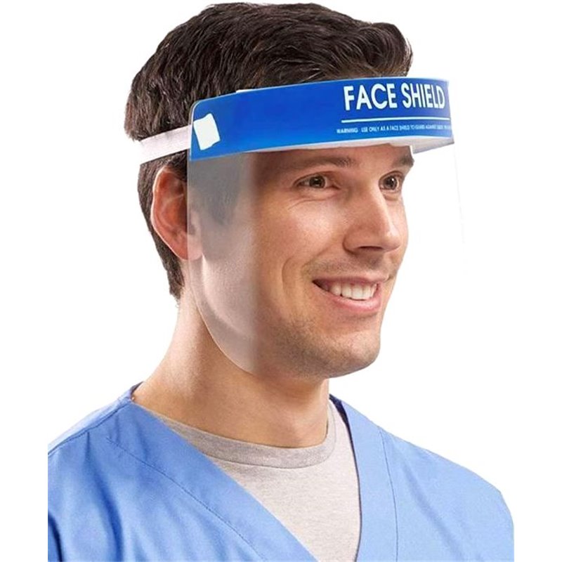 Ecran plexiglass face shield 28 x 20cm