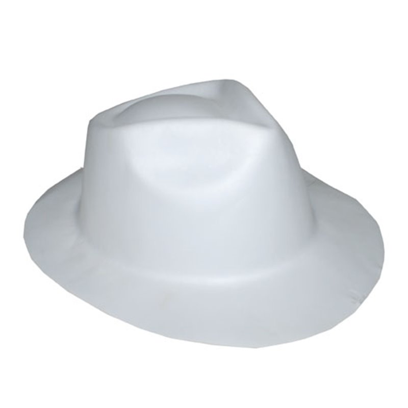 chapeau tribly en plastique eva blanc