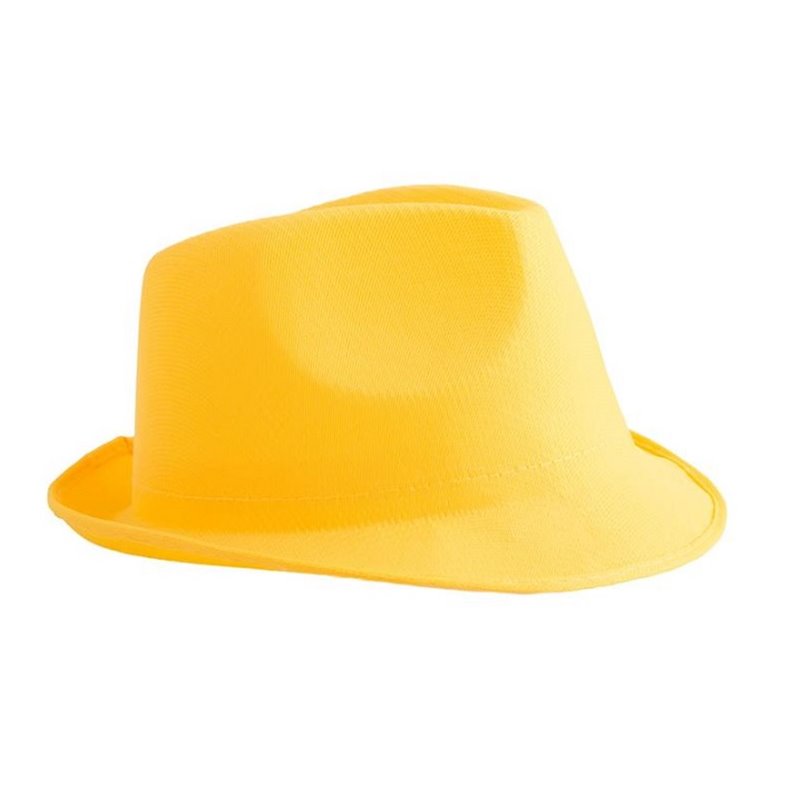 chapeau tribly toile jaune fluo adulte