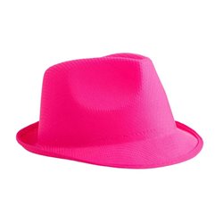 chapeau tribly toile rose fluo adulte