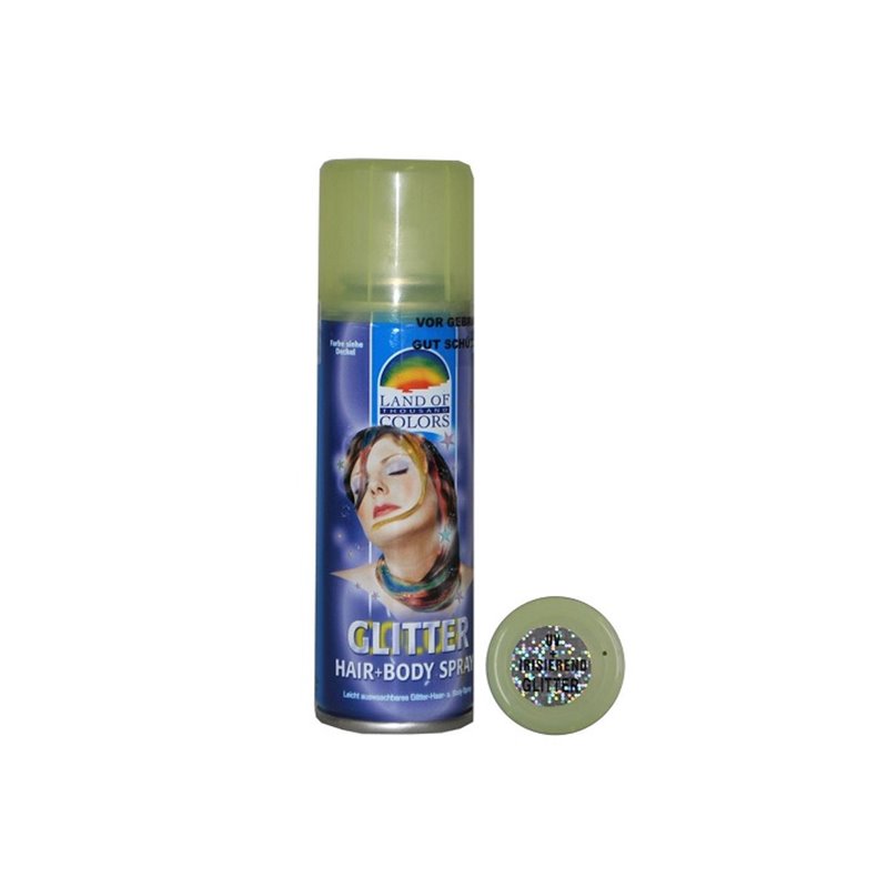 bombe à paillettes cheveux et corps blacklight 125ml