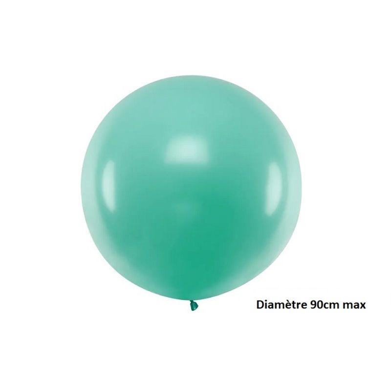 ballon rond géant vert 35gr 90cm