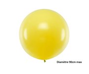 ballon rond géant jaune 35gr 90cm