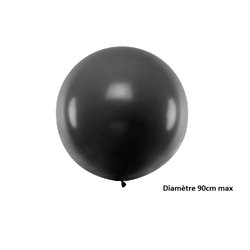 ballon rond géant noir 35gr 90cm