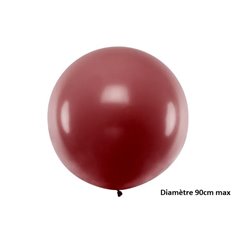 ballon rond géant bordeaux 35gr 90cm