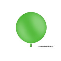 ballon rond géant vert clair 35gr 90cm